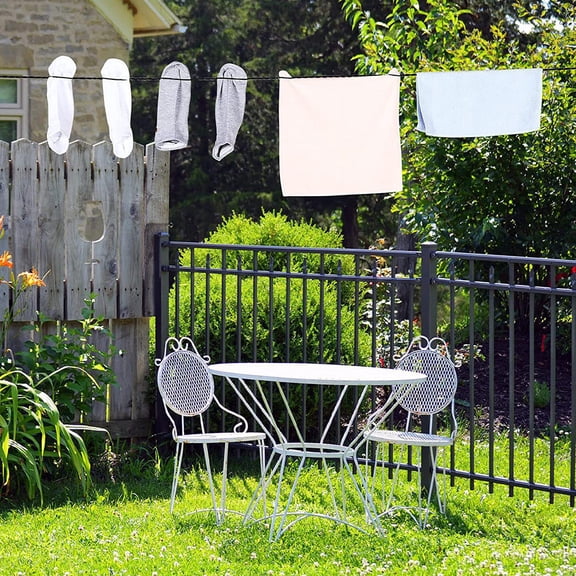 IFANLANDOR Portable Travel Clothesline with PP Rope, 1 Piece for Indoor and Outdoor Use