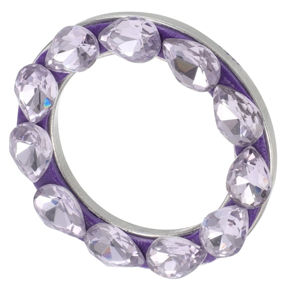 IFANLANDOR Push Start Accessories Lavender Rhinestone Bling Engine Start Button Decorative Cover
