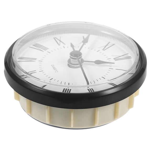 IFANLANDOR Quartz Clock Insert 70Mm White Roman Numerals Dial for DIY Decorative Craft Projects