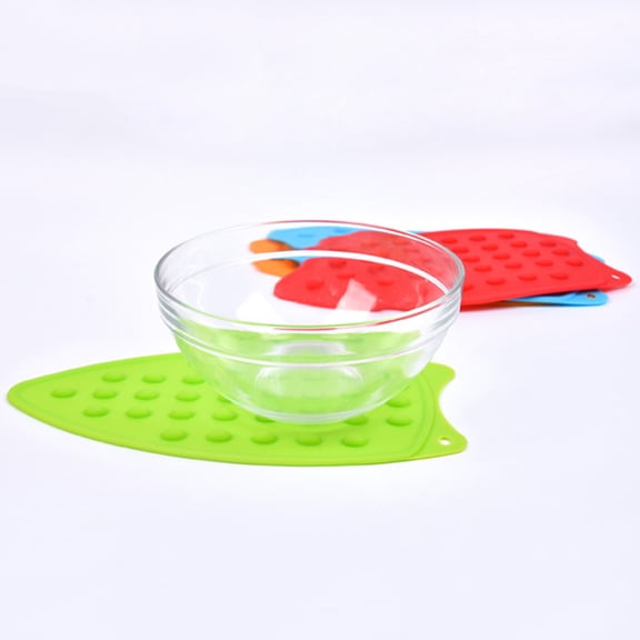 IFANLANDOR Silicone Heat Insulation Mat 1Pcs for Dinner Table Mat Heat Resistant and Easy to Clean