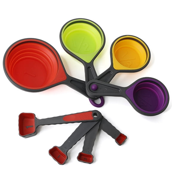 IFANLANDOR Stackable Measuring Spoons Set Easy Storage No Residue One-Piece Design
