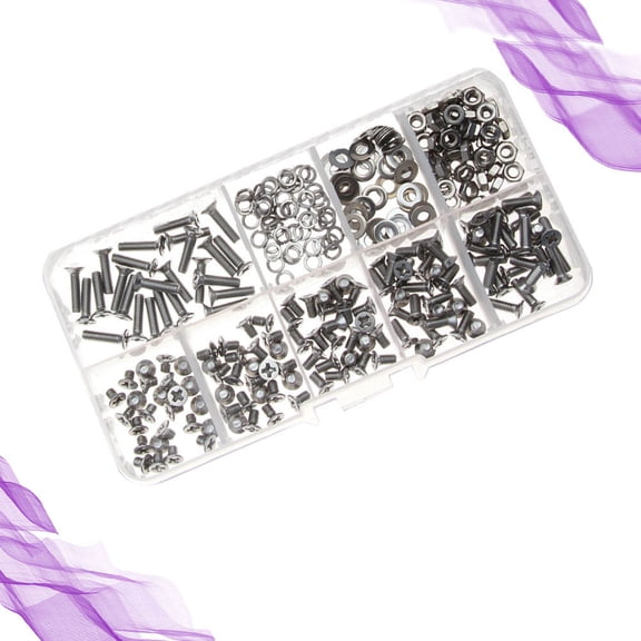 IFANLANDOR Silver Countersunk Head 300Pcs Countersunk Screws for Maintenance and DIY Projects