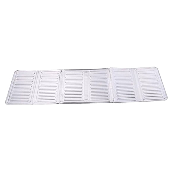 IFANLANDOR Silver Foldable Splatter Guard for Stove Top Grease Screen Oil Barrier Cooking Splash Protector