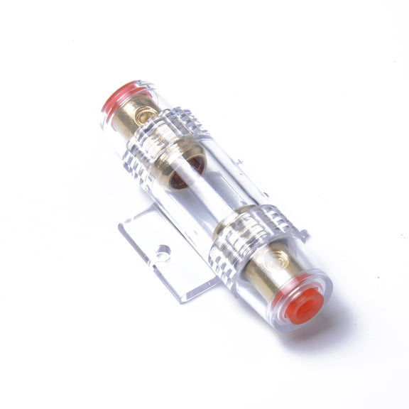 IFANLANDOR Silver Plastic Metal Mini Fuse Kit 1Pcs For Car Audio Alarm Prevent Line Overheating