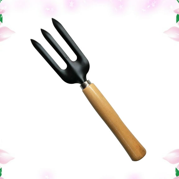 IFANLANDOR Small Rake Gardening Garden Fork Heavy Duty Assorted Color 1Pack
