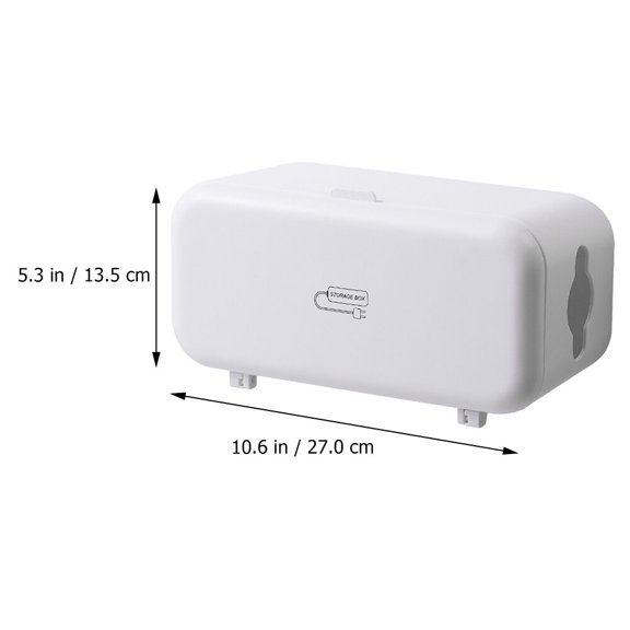 IFANLANDOR Socket Organizer 1Pack For Family Users Cable Management Box Rectangular Shape Color