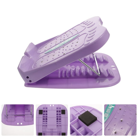 IFANLANDOR Step for Exercise 1Pcs Purple PP ABS Inclined Pedal for Adults to Relieve Soreness 12.2x9.8in