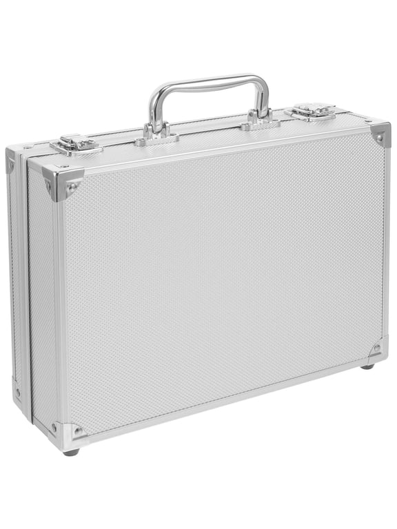 Stylish Metal Briefcase with Sponge Interior for Secure and Portable Storage