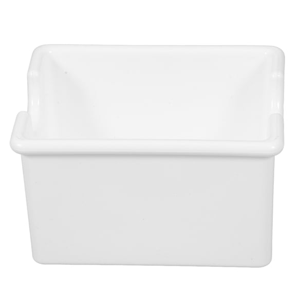 IFANLANDOR Tea Bag Organizer Storage Box White Acrylic Storage for Office 1Pack