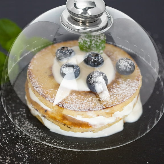 IFANLANDOR Transparent Food Cover Acrylic Dust Proof Cake Cover 1Pack