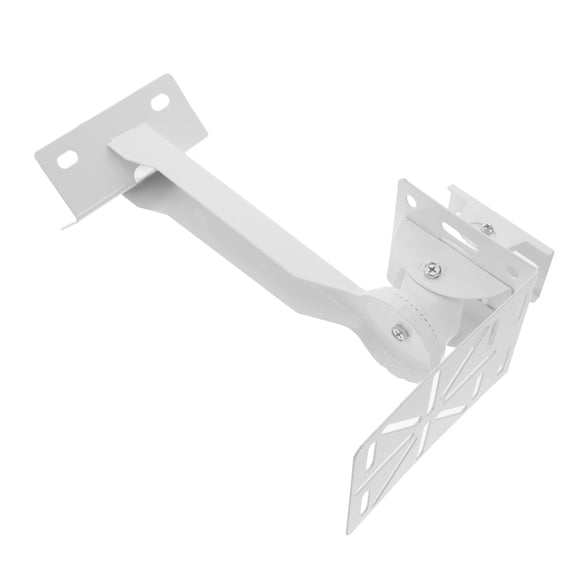IFANLANDOR Universal White Security Camera Pole Bracket with Adjustable Height and Easy Installation