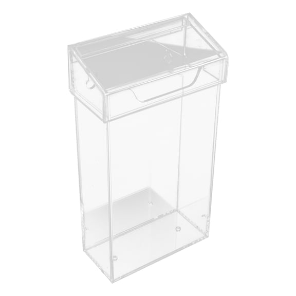 IFANLANDOR Wall Mounted Acrylic Brochure Box with Lid for Secure Outdoor Document Display