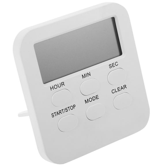 IFANLANDOR White Digital Timer for Cooking Exercise Study with Loud Alarm and Clear Screen
