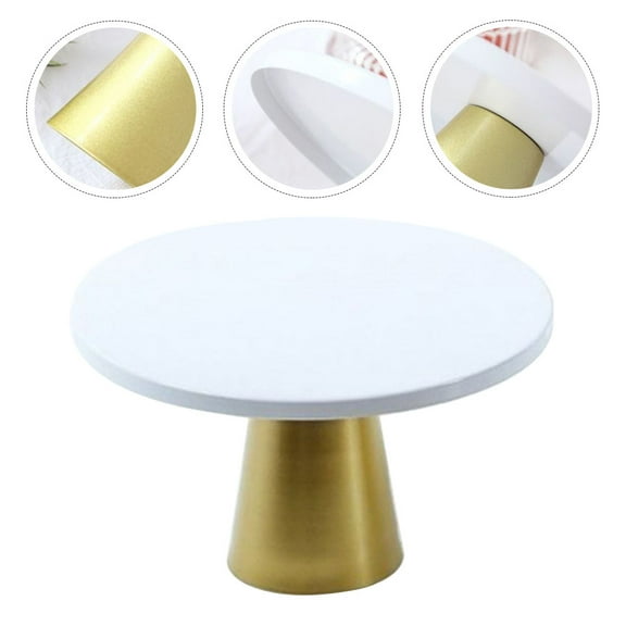 IFANLANDOR White Multi Function Cake Tray Metal Cake Stand for Parties and Home Use