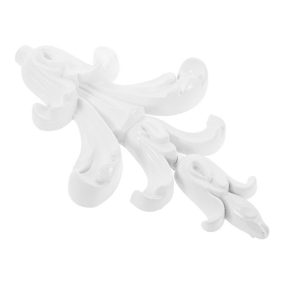 IFANLANDOR White Resin Carving Flower Decal for Wall Decoration Adds to Any Room 6.5x8.5 Inches