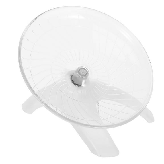IFANLANDOR White Silent Running Hamster Wheel ABS Material Suitable for Gerbil and Small Animals