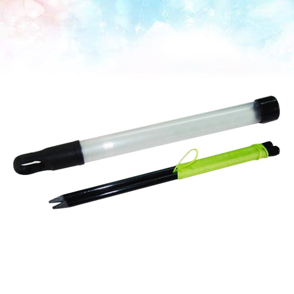 IFANLANDOR golf trainer stick Alignment Sticks Swing Putting String for Golf Practice Black 1Set