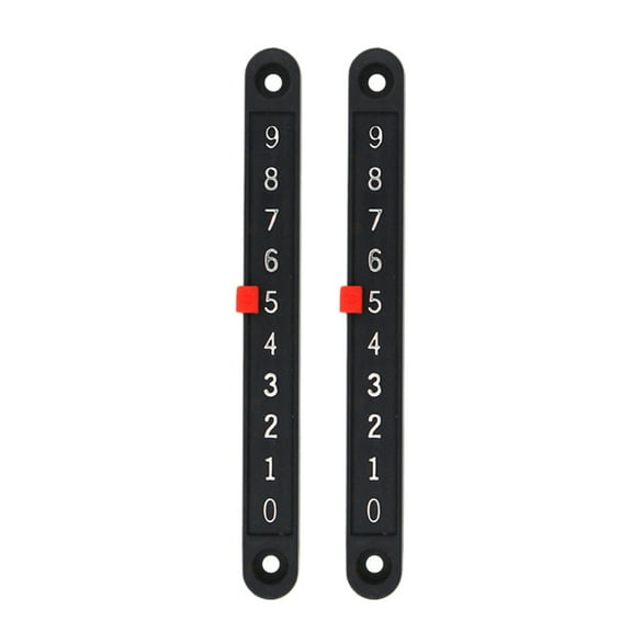 FUTUREORYY Football Tables Score Indicator Scorekeeper Black Plastic 2Pcs