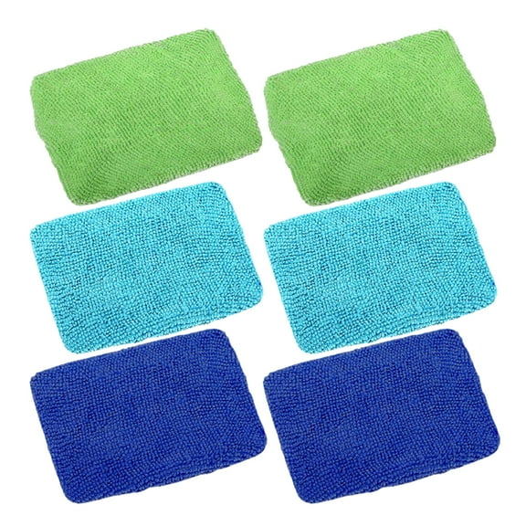 FUTUREORYY Microfiber Microfiber Towels For Cars Blue 6Pcs 5.11X3.93X0.39In