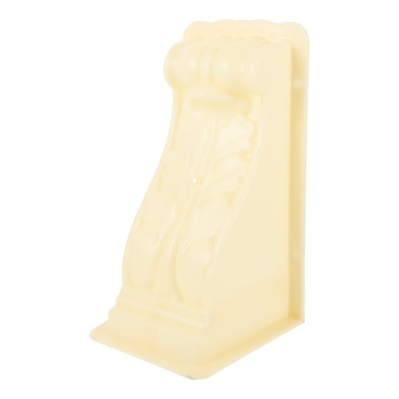 GOOHOCHY Beige Plastic Corbel Model for DIY Use Simple to Use and Clean European Style 1 Piece