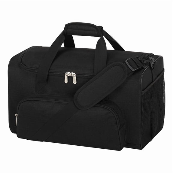 IFARADAY 17-Inch Small Travel Duffel Bag for Weekender Overnight Sports, Black, Polyester
