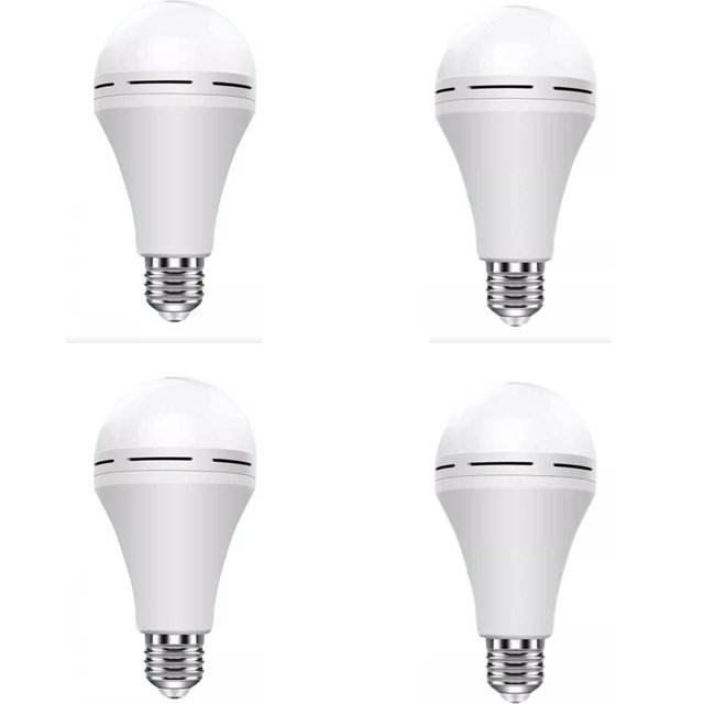 IFCOW 4Pack Rechargeable Light Bulbs Emergency Lights for Home Power