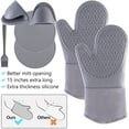 IFCOW 7x Silicone Pot Holders and Oven Mitts Sets,Kitchen Heat