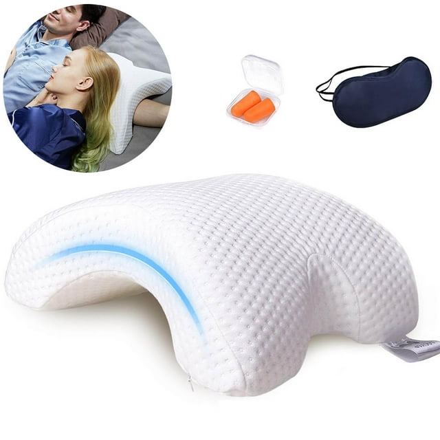 IFCOW Couple Pillow with Arm Hole,Arm Pillow Side Sleeper Shoulder Pain