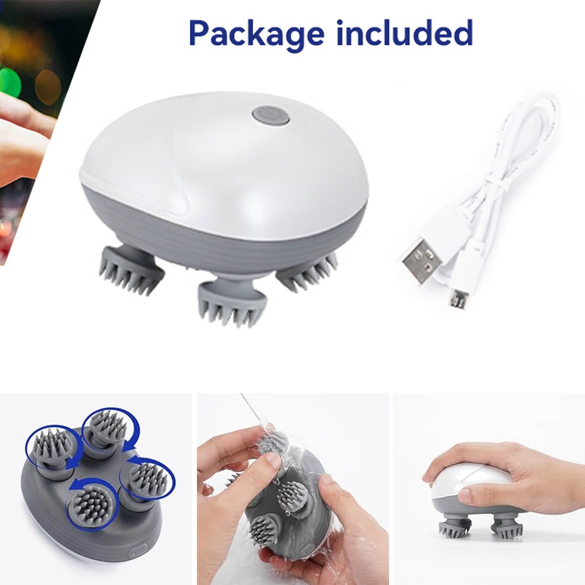 IFCOW Handheld Pet Massager for Dogs Cats Electric Cat and Dog