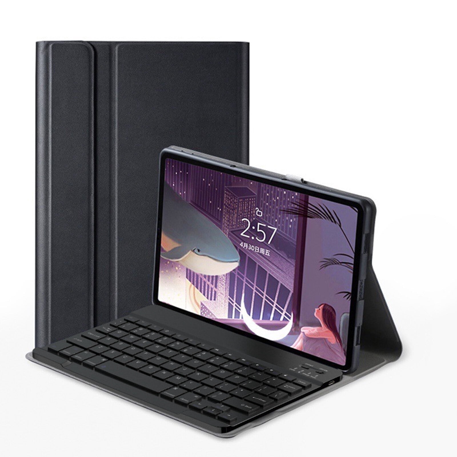 IFCOW Keyboard Case for iPad 9th 8th 7th Generation 10.2inch, for iPad Air 3 Case with Keyboard, iPad Case with Bluetooth Keyboard，black