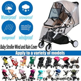 Double Stroller Rain Cover Universal Rain Cover for Side by Side Baby Stroller Durable Stroller Raincoat Transparent Twins Stroller Cover Baby Outdoor Accessories for Outdoor Travel Walmart