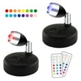 thumbnail image 1 of SunshineFace Wireless Spotlight Battery Operated Spot Light Up Lights Indoor Mini Accent Lights Dimmable Art Lights LED Spotlights with Remote Stick on Anywhere Rotatable Wall Light,2Packs, 1 of 12