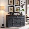 thumbnail image 1 of IFGET 60" Tall Storage Cabinet Farmhouse, Wood Buffets & Sideboards with 9 Drawers 3 Sizes Colloection for Kitchen Dining Room, 1 of 6