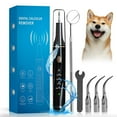 IFHFBI 5 Modes Pet Ultrasonic Tooth Cleaner,Dog Teeth Cleaning Kit