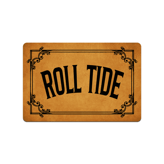 IFHUH Roll Tide Doormat Home and Office Decorative Indoor/Outdoor/Kitchen Mat Non-Slip Rubber 30"(L) by 18"(W)