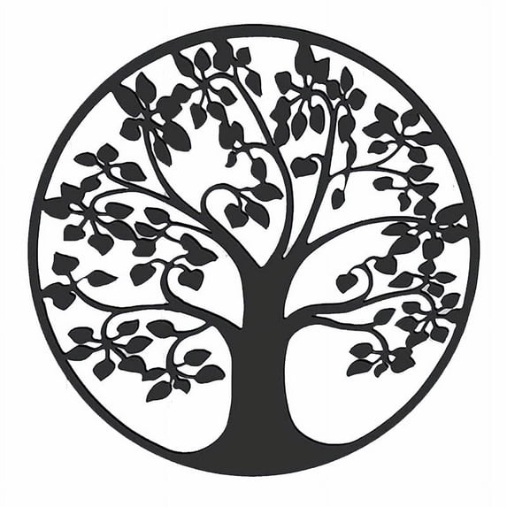 IFHUH Tree of Life 00 Metal Sign Wall Art Tree Metal Wall Decor Home Office Decoration Bedroom Living Room Decor