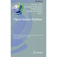 thumbnail image 1 of IFIP Advances in Information and Communi Open Source Systems: 17th Ifip Wg 2.13 International Conference, OSS 2021, Virtual Event, May 12-13, 2021, Proceedings, Book 624, (Hardcover), 1 of 1