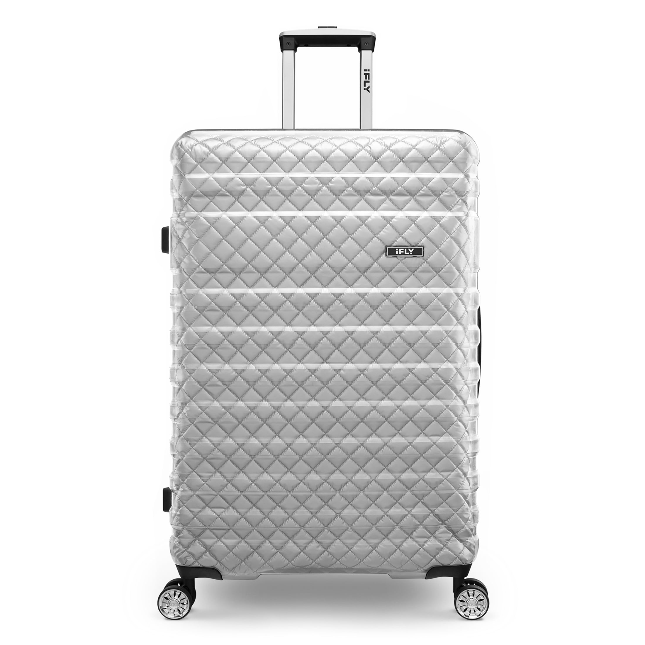 Ifly Hardside Spectre Versus Clear Carry-On Lugagge, 20 inch, Silver