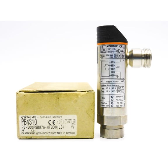IFM EFECTOR PB-500PSBU76-HFBOW/LS//V PB4310 102-132VAC 2.5A 5000PSI NSMP