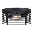 thumbnail image 1 of IFM779B13BK Canarm Inc Alder - 2 Light Flush Mount-6 Inches Tall and 13 Inches Wide, 1 of 2