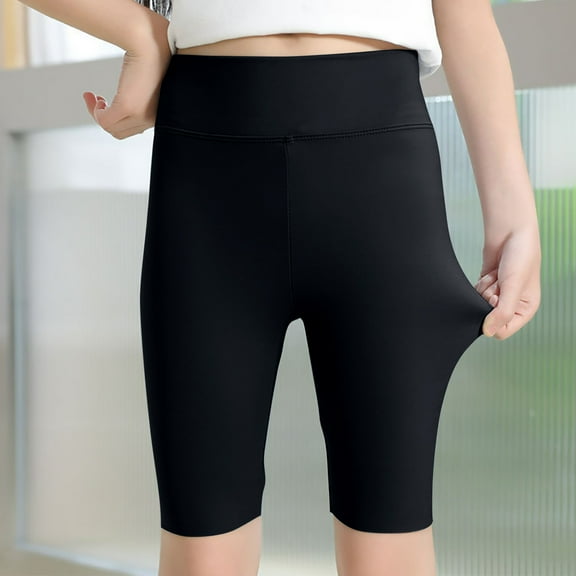 IFNND Girls Bike Shorts Kids Cotton Cartwheel Athletic Gymnastics Shorts for Running Dance，Bike Shorts, Workout Clothes for Girls