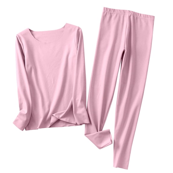 IFNND Long Johns Thermal Underwear for Women Base Layer Top & Bottom Long Johns with Fleece Lined Winter Warm