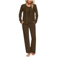 thumbnail image 1 of IFNND Long Johns Thermal Underwear for Women Long Johns with Fleece Lined, Base Layer Women Cold Weather Top Bottom, 1 of 6