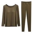 thumbnail image 1 of IFNND Thermal Underwear Women Ultra-Soft Long Johns Set Long Johns with Fleece Lined, Base Layer Women Cold Weather Top Bottom, 1 of 2