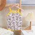 thumbnail image 1 of IFNND Toddler Girl Clothes, 2Pcs Baby Girl Summer Outfits Ruffle Sleeveless Shirts Floral Tops + Shorts Clothing Set 1-5T, 1 of 3