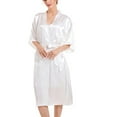 thumbnail image 1 of IFNND Women's Satin Kimono Short Bridal Party Robes Wedding Loungewear, 1 of 4