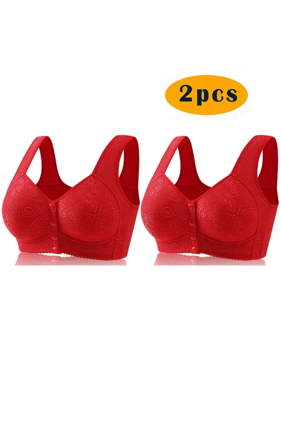 Womens Plus Size Bra Bras for Women,Woman's Fashion Comfortable Breastplate Lace Breathable Bra Underwear No Rims Women Cotton Ultra Soft Cup