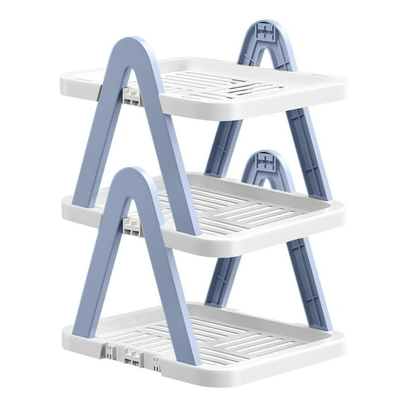 IFNWSV 3-layer Shoe Rack Premium Space-saving Shoe Rack Shelf Shoe Organizer for Closet Entryway Garage Corridor Sturdy Durable Long Stackable Shoe Shelves