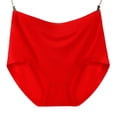 thumbnail image 1 of IFNWSV Cotton Bikini Underwear Plus Size Breathable Soft Mid Rise Panties for Women Comfortable Daily Wear Red 4XL, 1 of 5