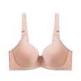 thumbnail image 1 of IFNWSV D Cup Underwire Bras for Women Solid Color Smooth Seamless Support Push Up Thin Daily Bra Beige 42BC, 1 of 6